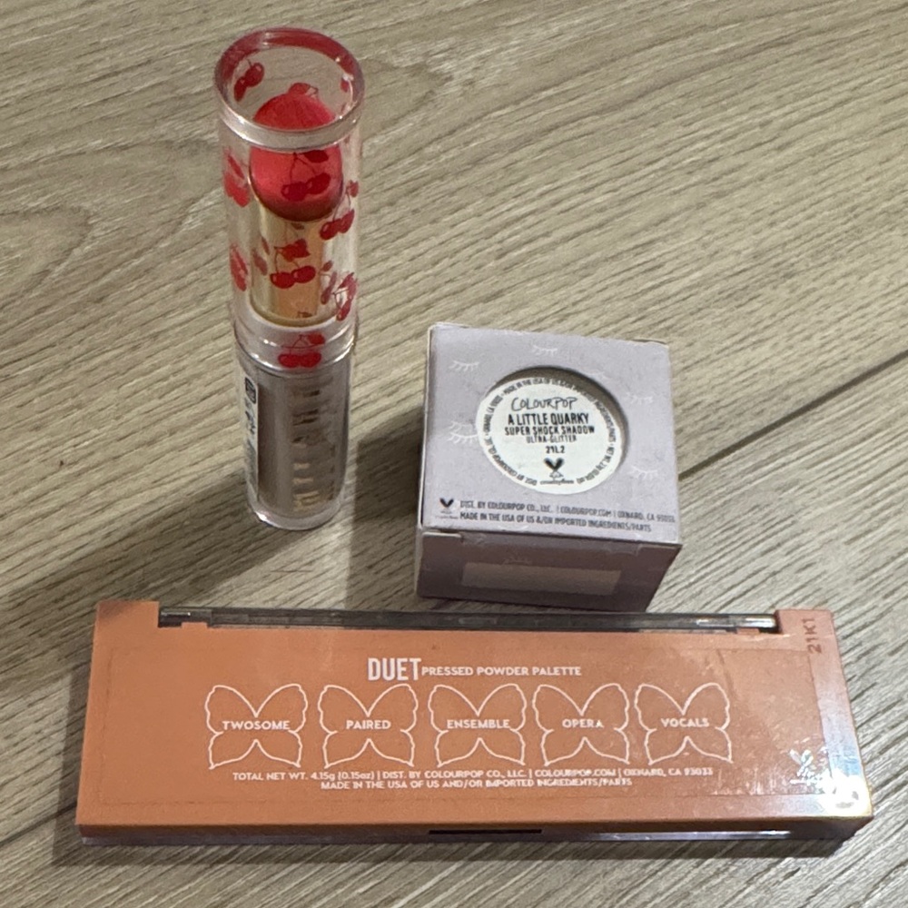 ColourPop Eyeshadow Palette with Milani Lip Gloss - Picture 3 of 3